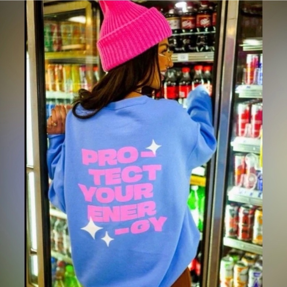 Dressed in LALA Rare! Protect Your Energy Oversized Sweater - S/M